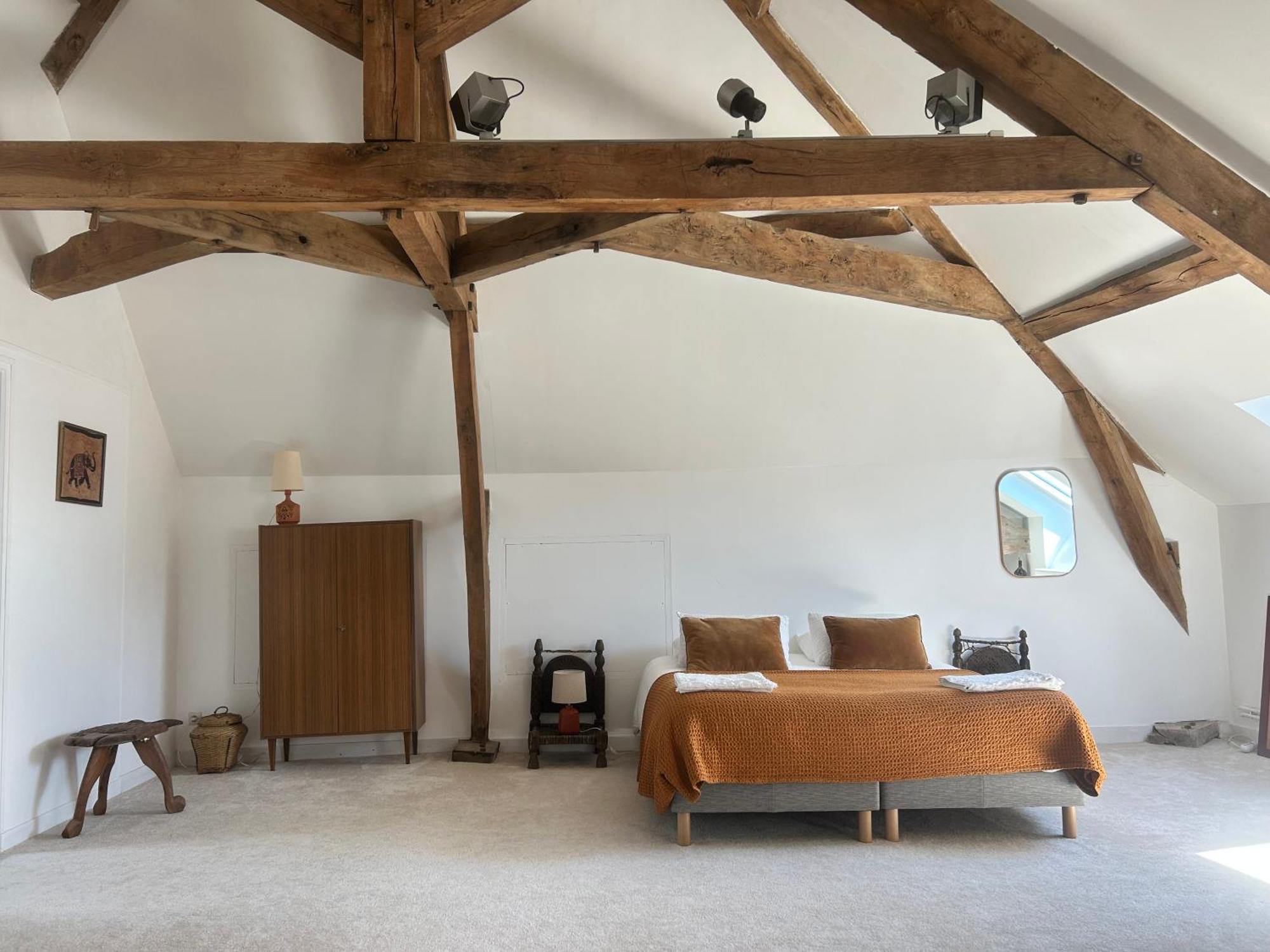 Maison D'Hotes La Doucelle Culture Et Bien-Etre Lignieres-Orgeres Szoba fotó